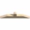 Ekena Millwork Portland Rough Sawn Timber Gable Bracket, Douglas Fir, 60"W x 12"H x 6"D x 6"F, 5/12 Pitch GBW060X12X0606POR00RDF - alternate 4